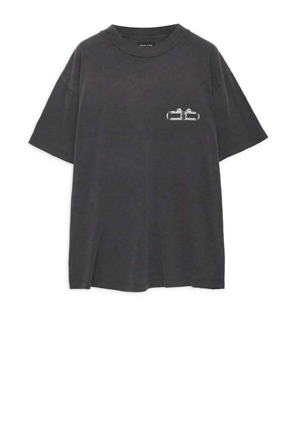 Ashton Serpent T Shirt | Washed faded black