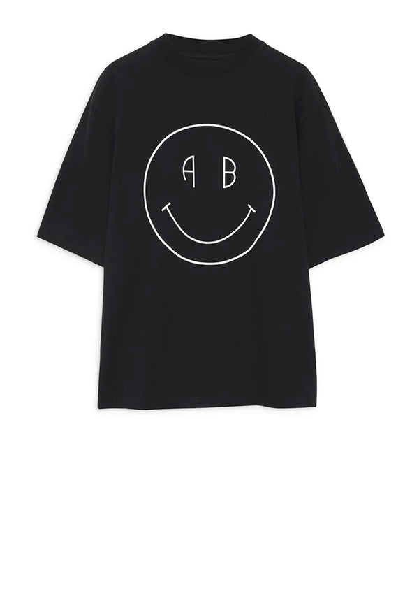 Avi Smiley T-Shirt | Vintage Black