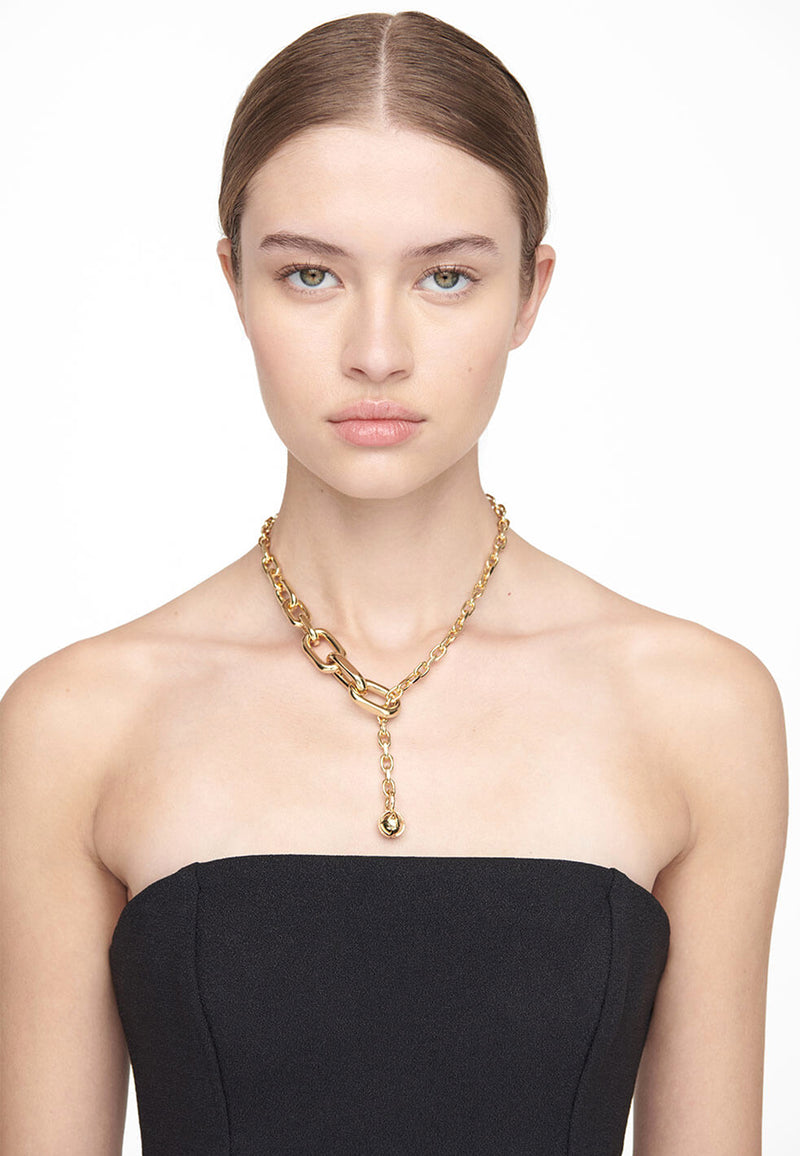 Gradual Chain Necklace | gold