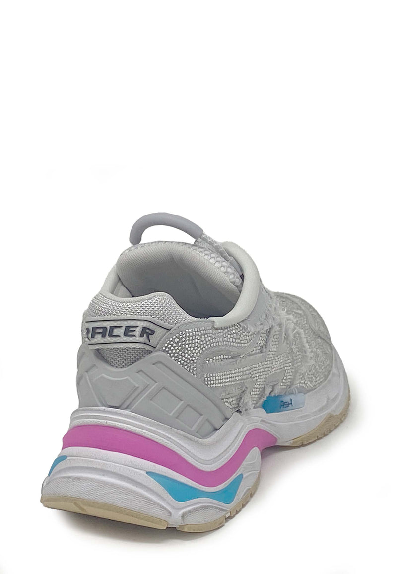 Racestrass02 Sneaker | Satin Silver