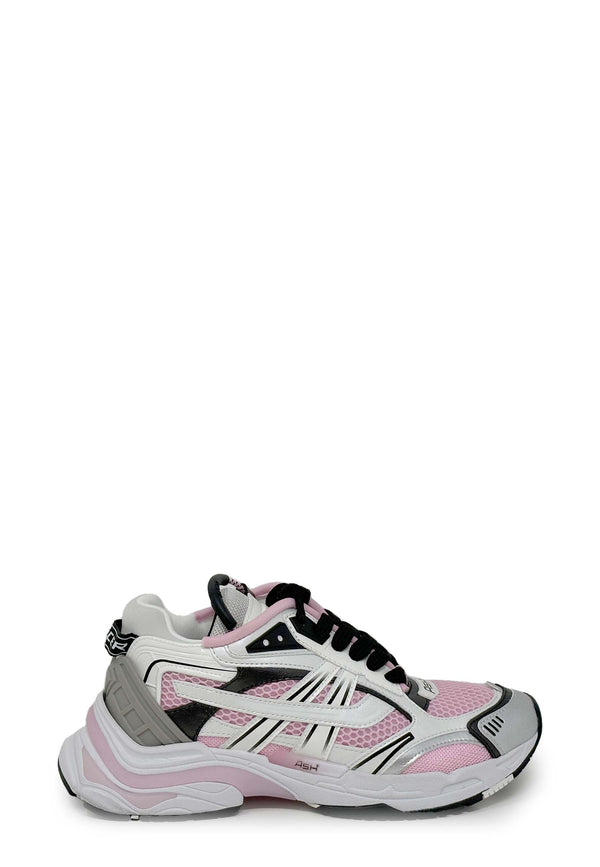 Race08 Sneaker | Pearlized Silver