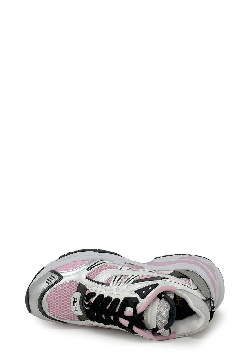 Race08 Sneaker | Pearlized Silver
