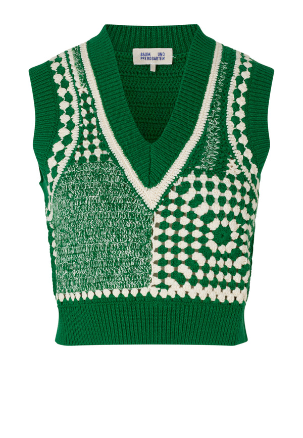 Cicilla tank top | Cream Green