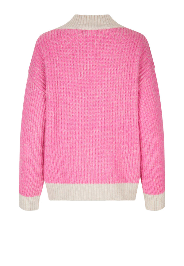 Claudia sweater | Pink melange
