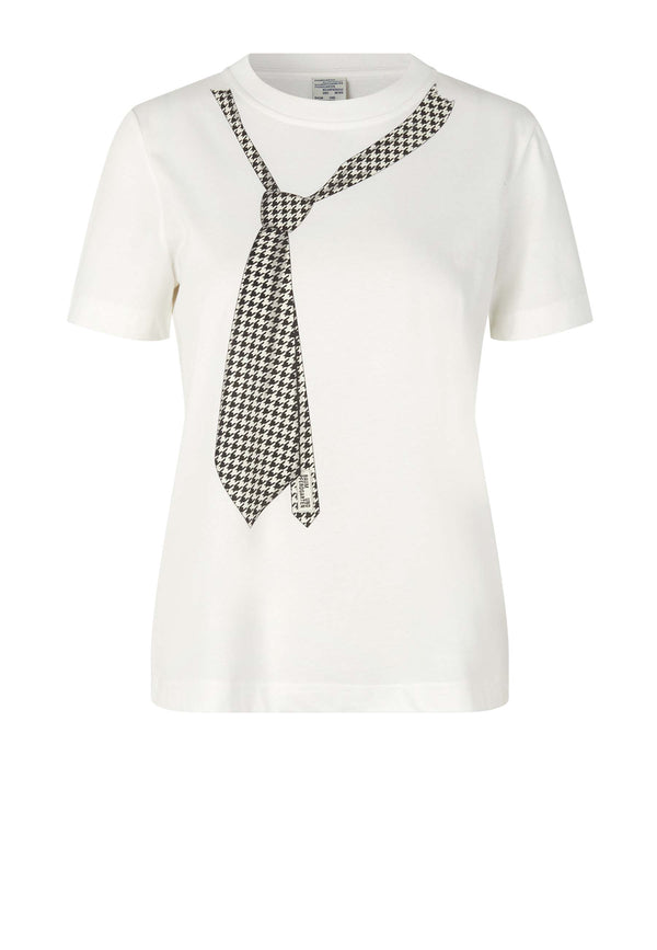 Jalona T-Shirt | Bright White Tie