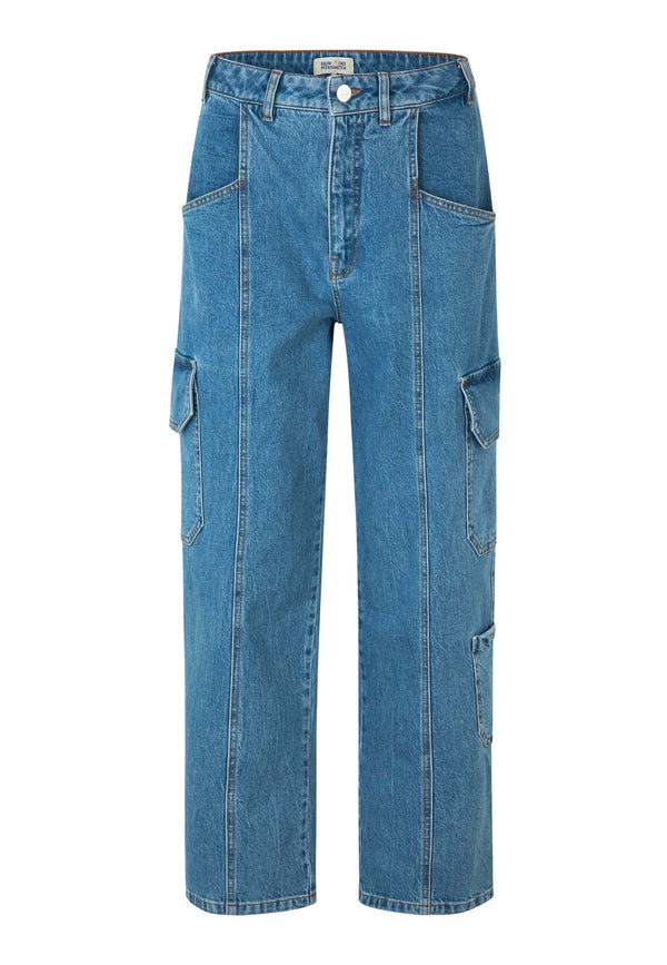 Nachi Jeans | Washed light blue