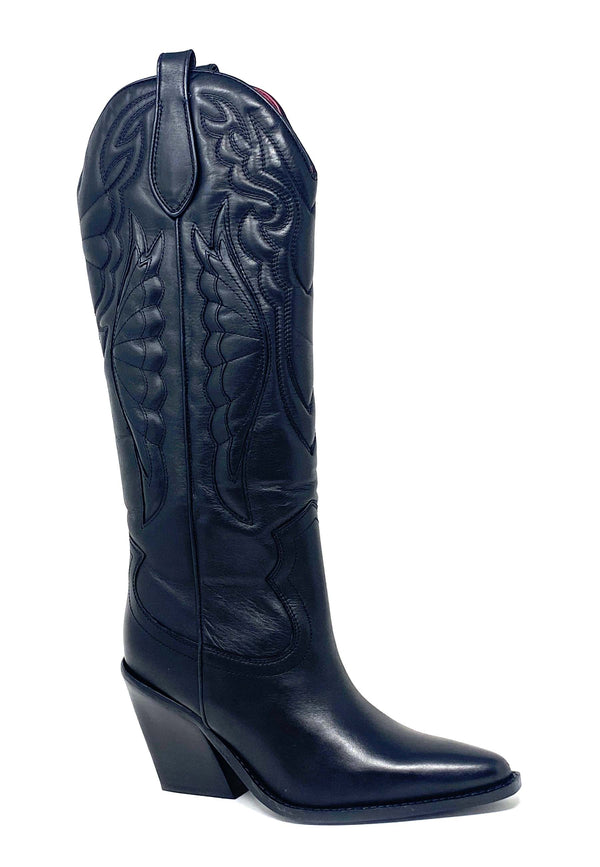 New Kole Cowboy Boot | Black