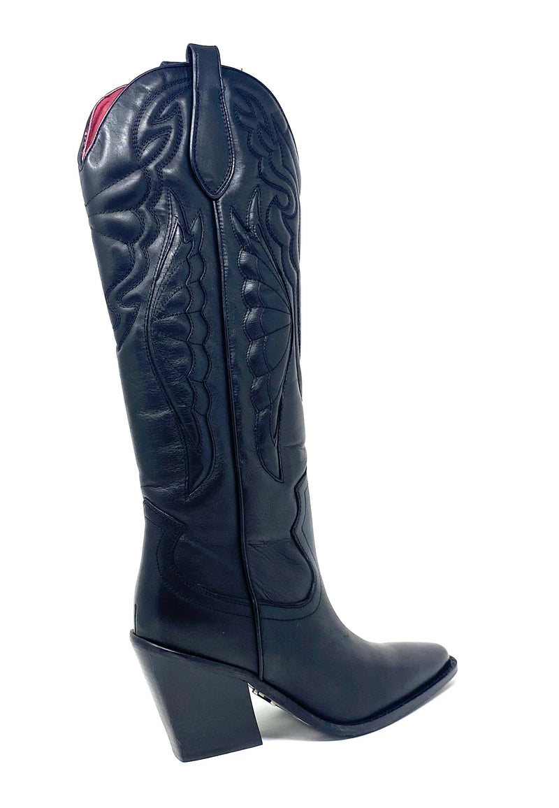 New Kole Cowboy Boot | Black