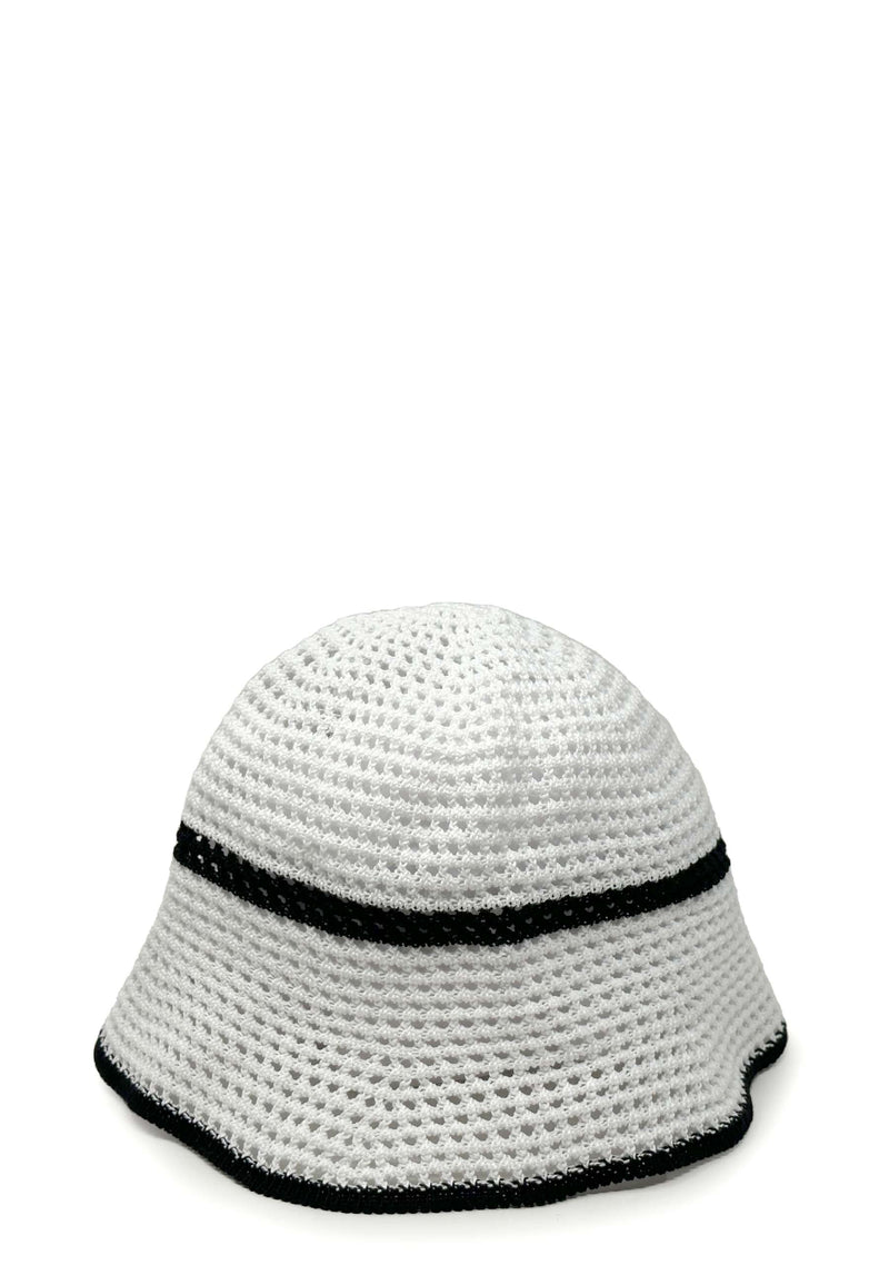 Nizza Bucket Hat | White Black