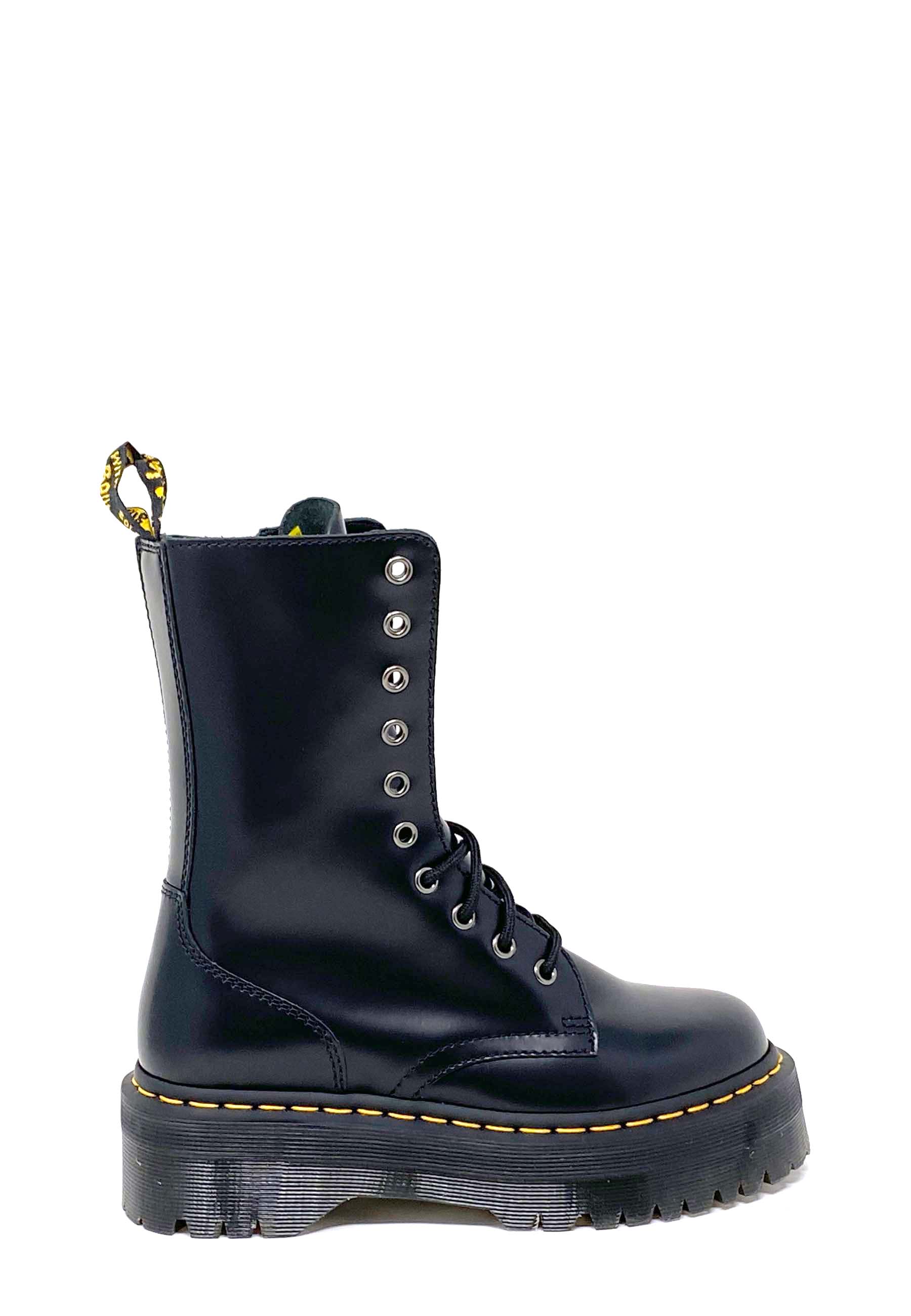 Jadon Hi Schnürboot | Black Smooth
