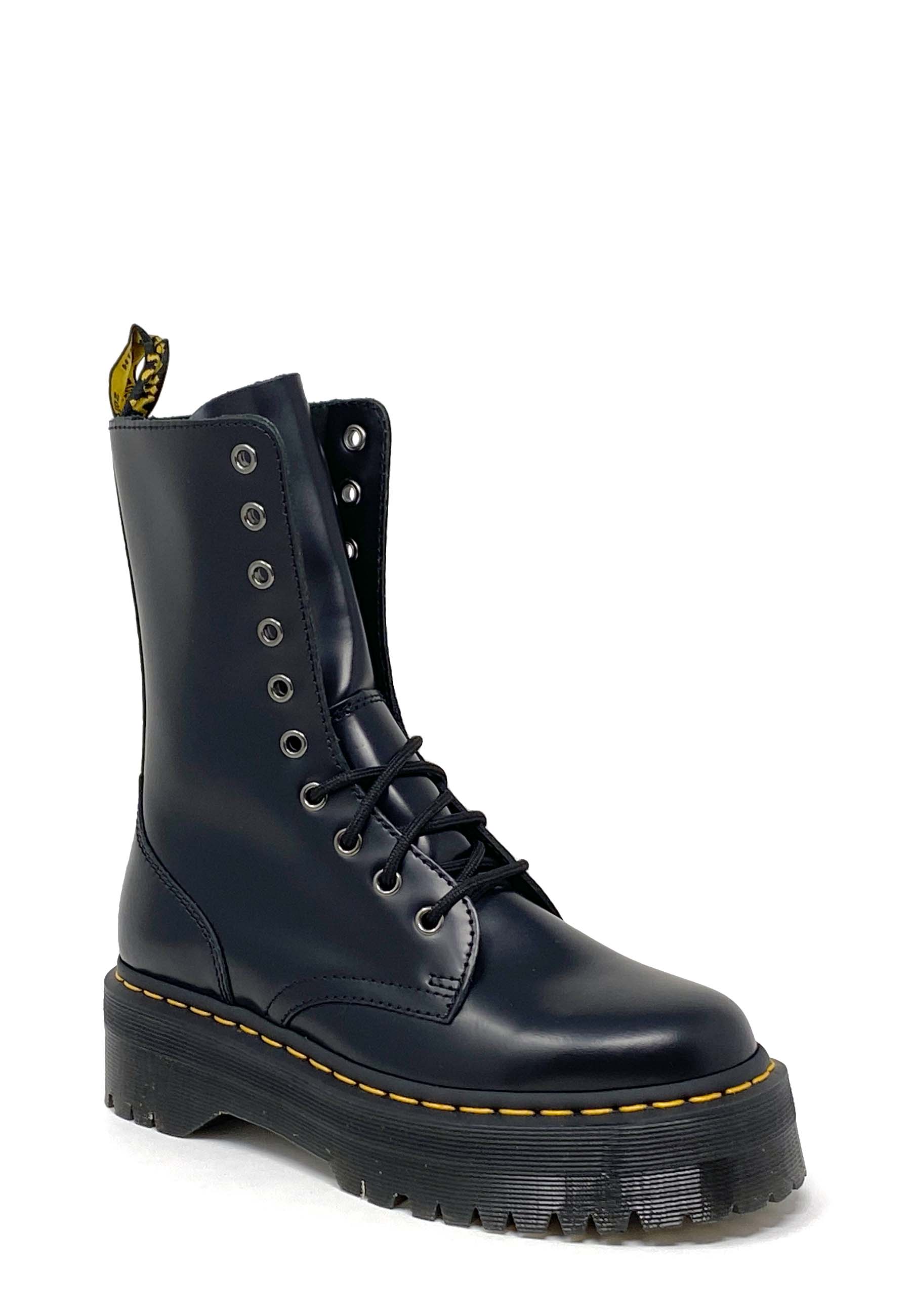 Jadon Hi Schnürboot | Black Smooth