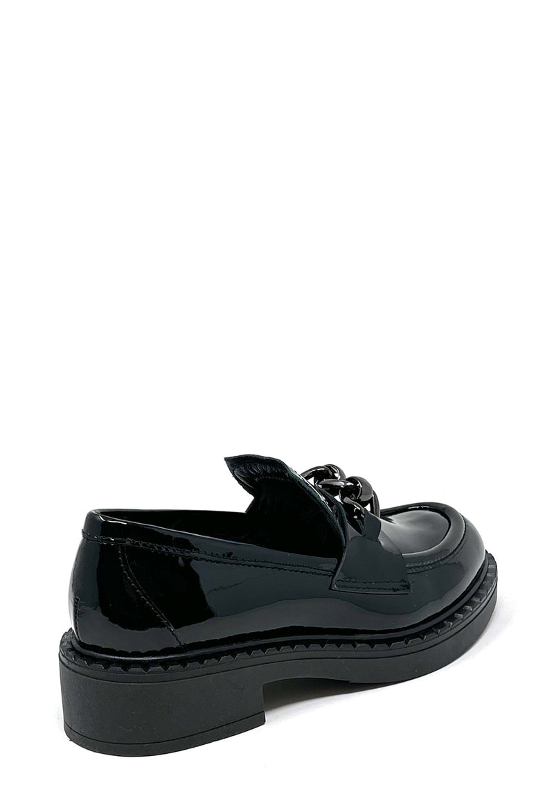 Kay Warm Lining Loafers | Black