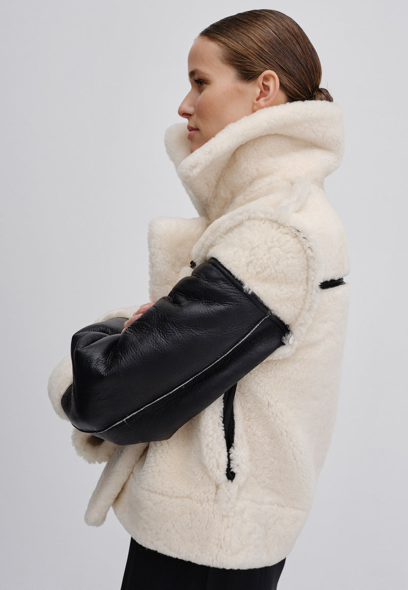 Rika lambskin jacket | Black