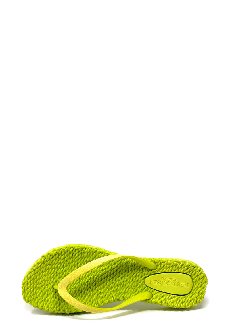 Cheerful 01 toe separator sandal | lime