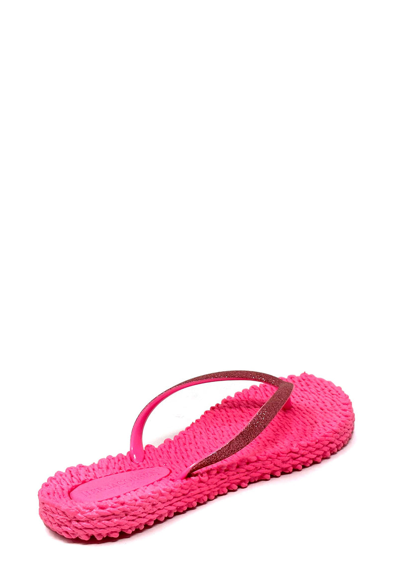 Cheerful 01 toe separator sandal | pink