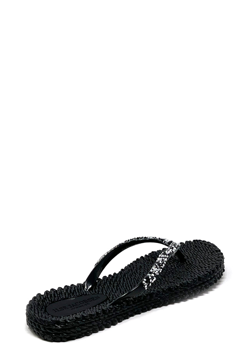Cheerful 3G flip flop sandal | Black