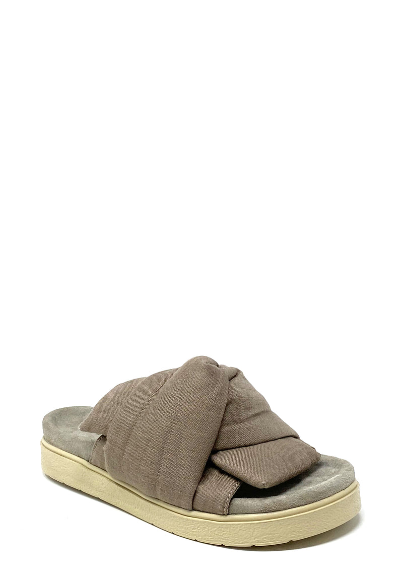 Knot Lino Slides | taupe