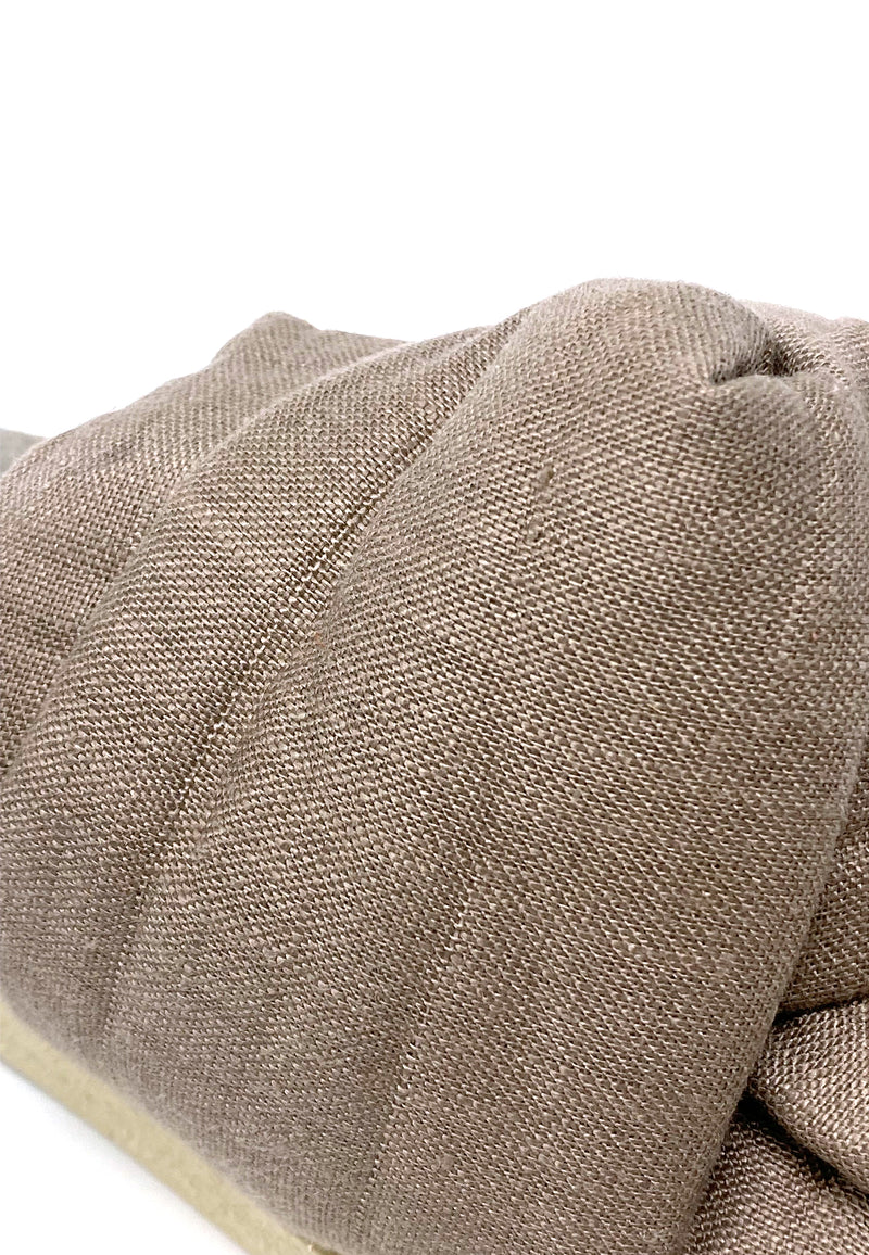 Knot Lino Slides | taupe