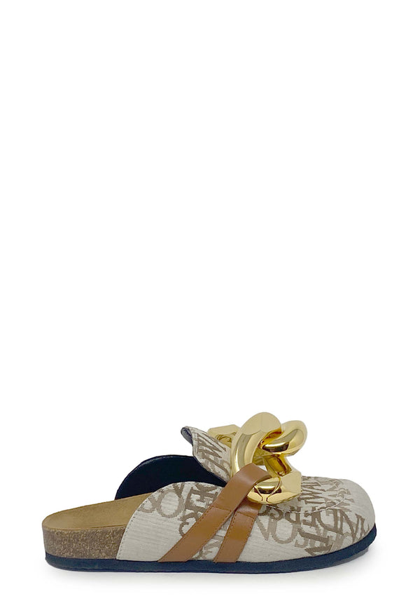 chain loafers | beige