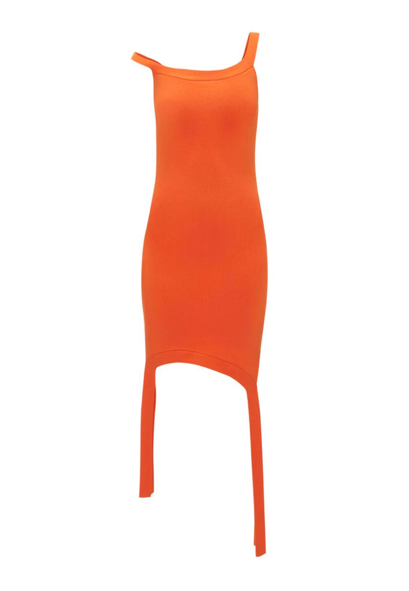 Dekonstrueret kjole | orange