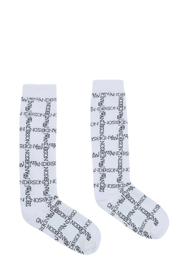Logo Grid Socks Set | WhiteBlack