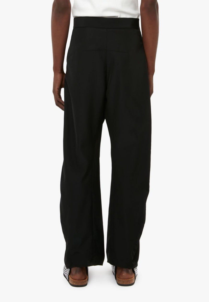 Twisted Tuxedo Pants | Black