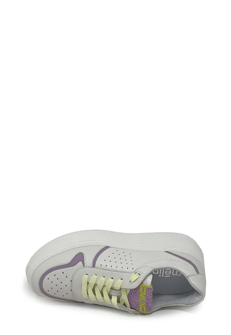 WT1-B Sneaker | White purple