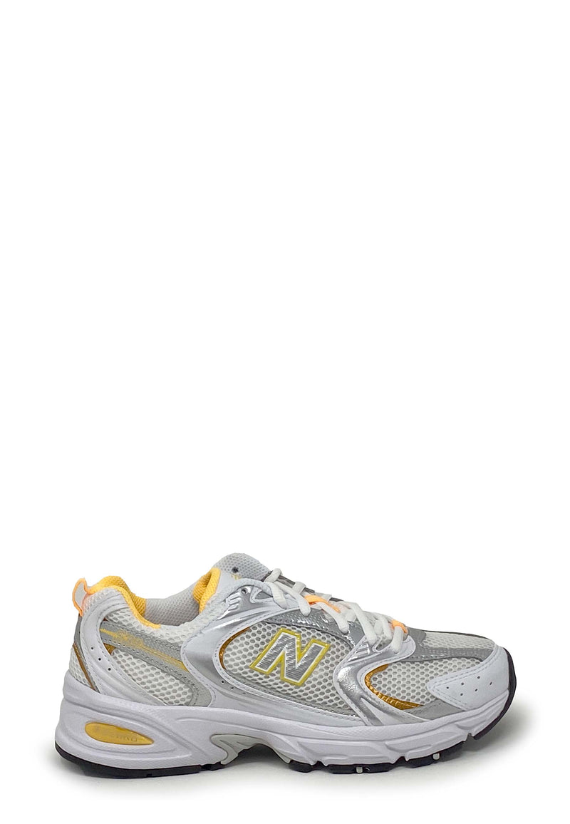 530 low-top sneakers | White Vibrant Apricot Silver Metallic