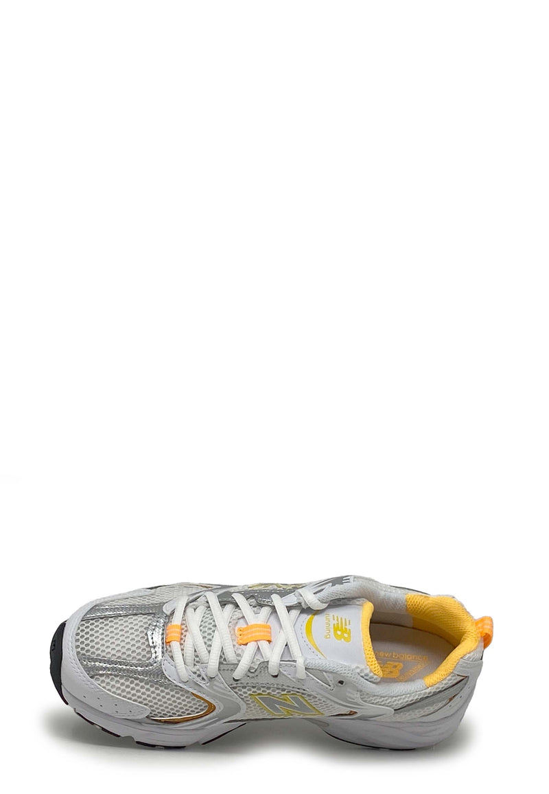 530 low-top sneakers | White Vibrant Apricot Silver Metallic