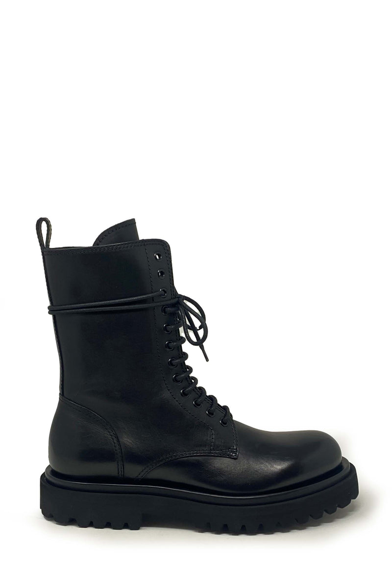 Wisal018 lace-up boot | Nero
