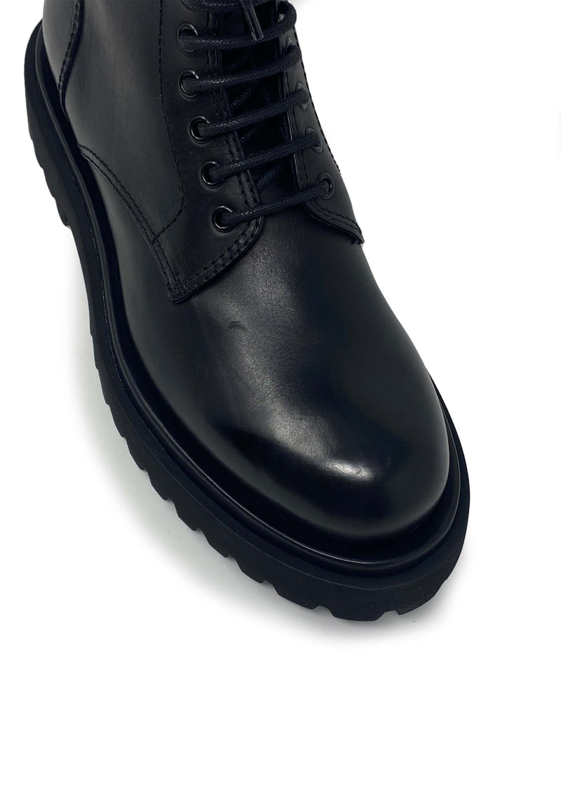 Wisal018 lace-up boot | Nero