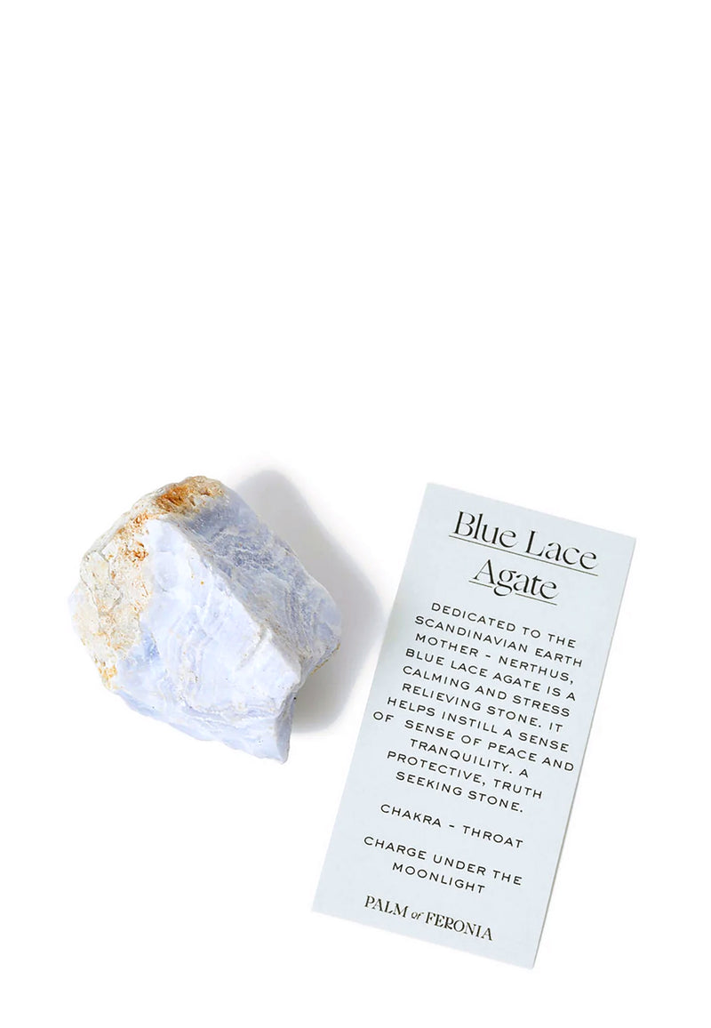 Large Raw Blue Lace Agate