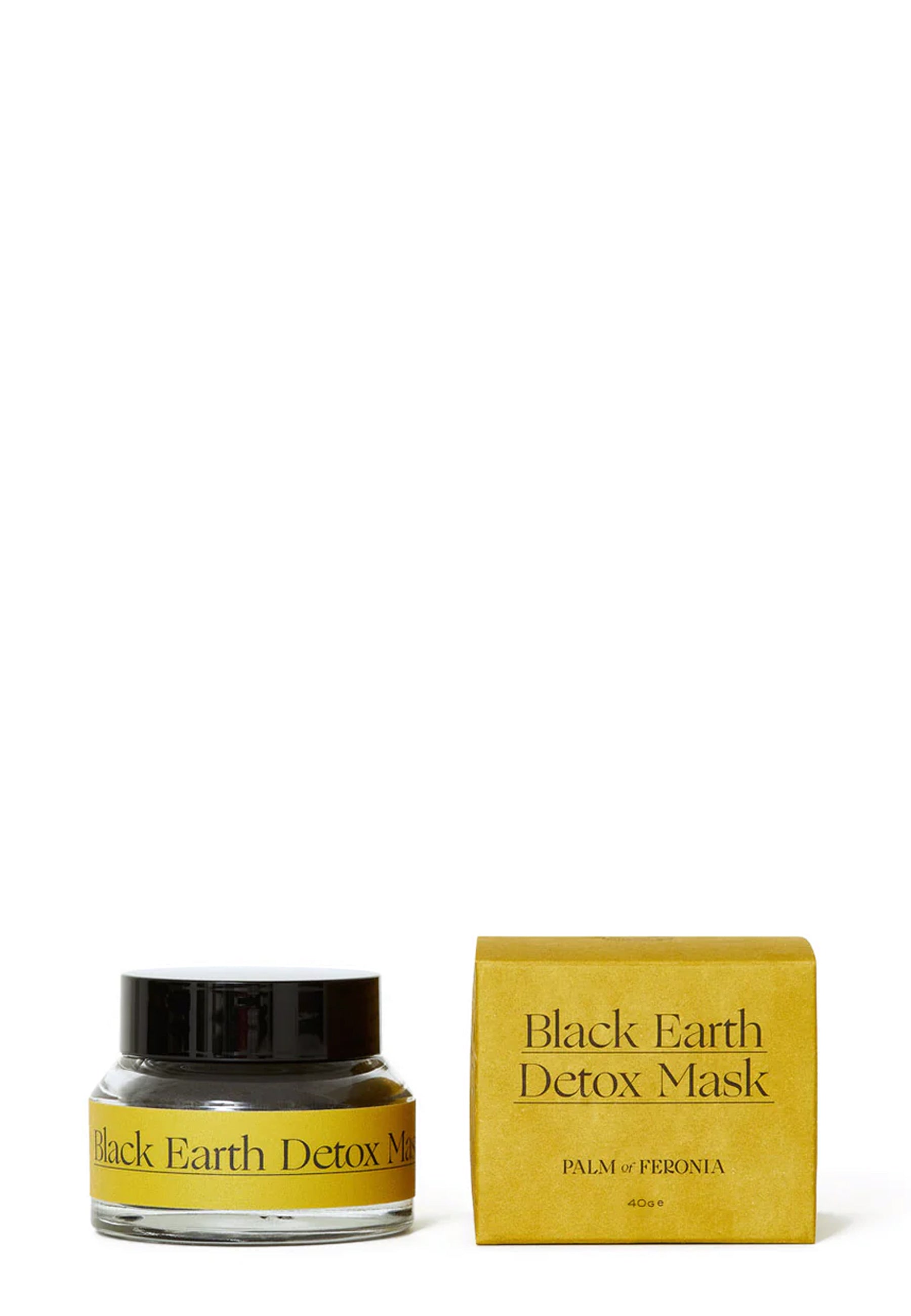 Schwarze Erde Detox Maske