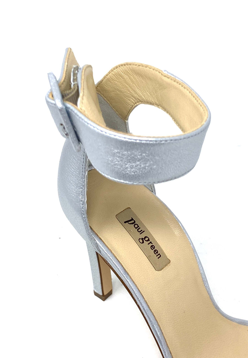 7582 High heel sandal | platinum