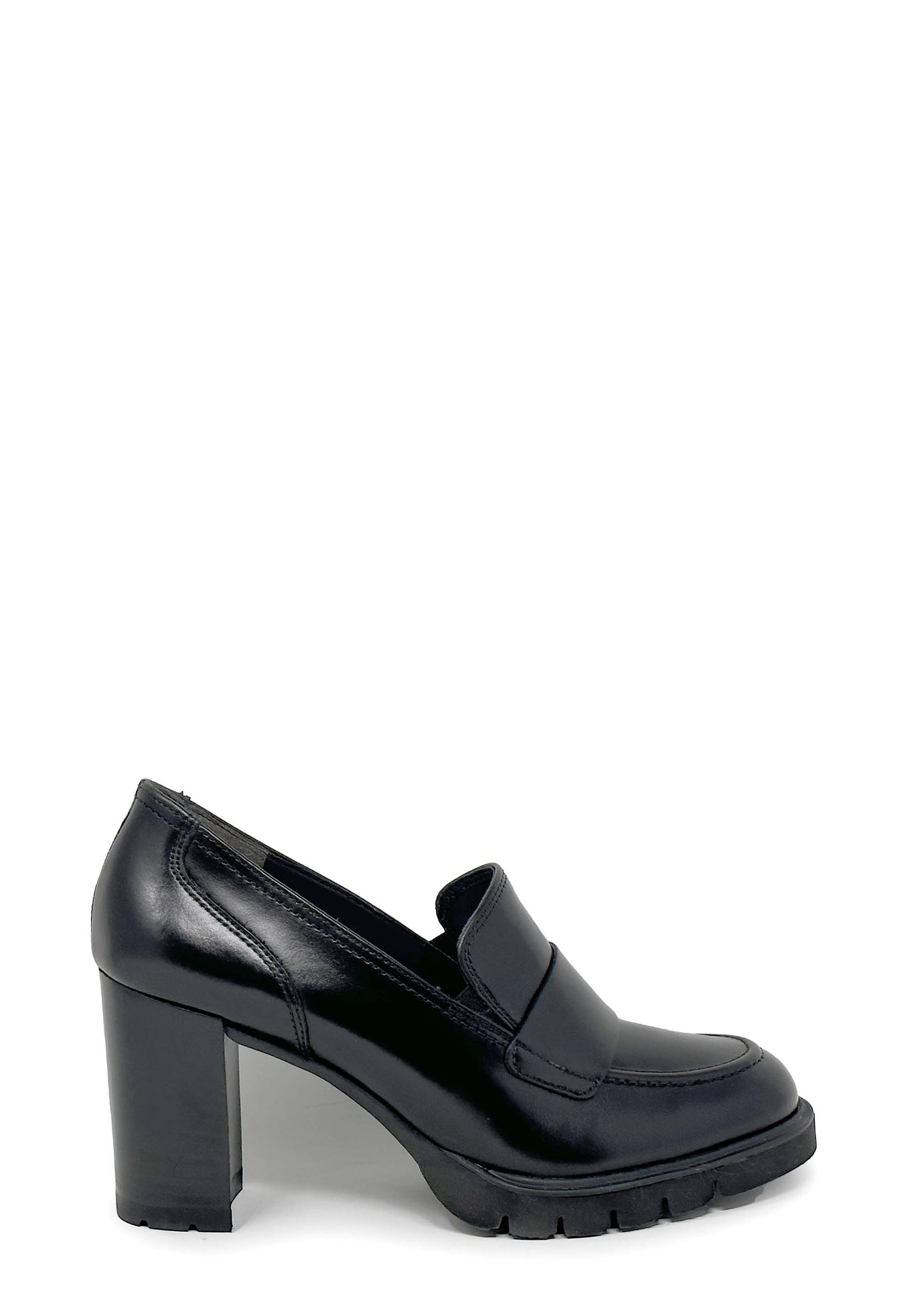 3784 Highheel Loafer | Black