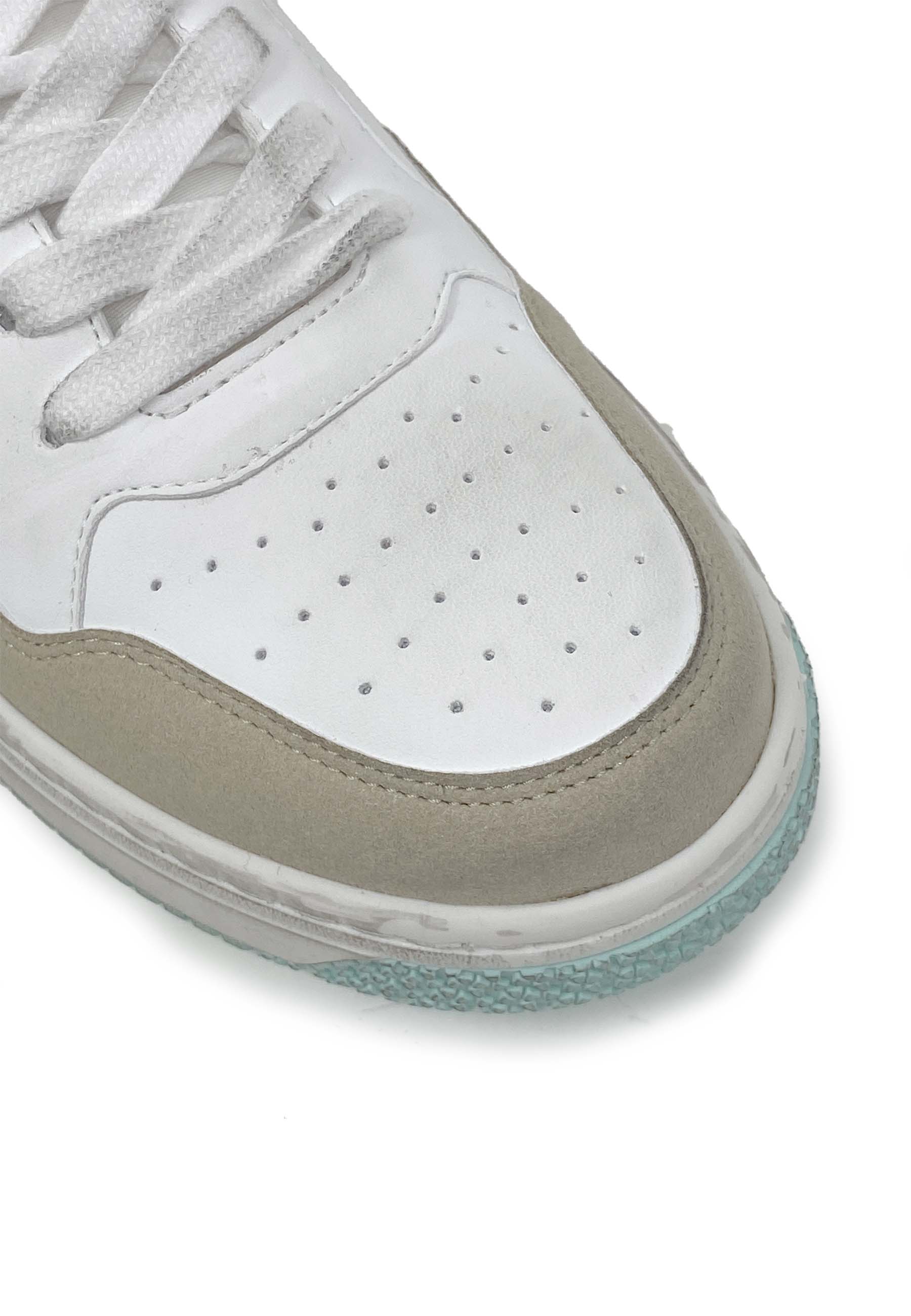 Lyon Sneaker | Blanc Bleu