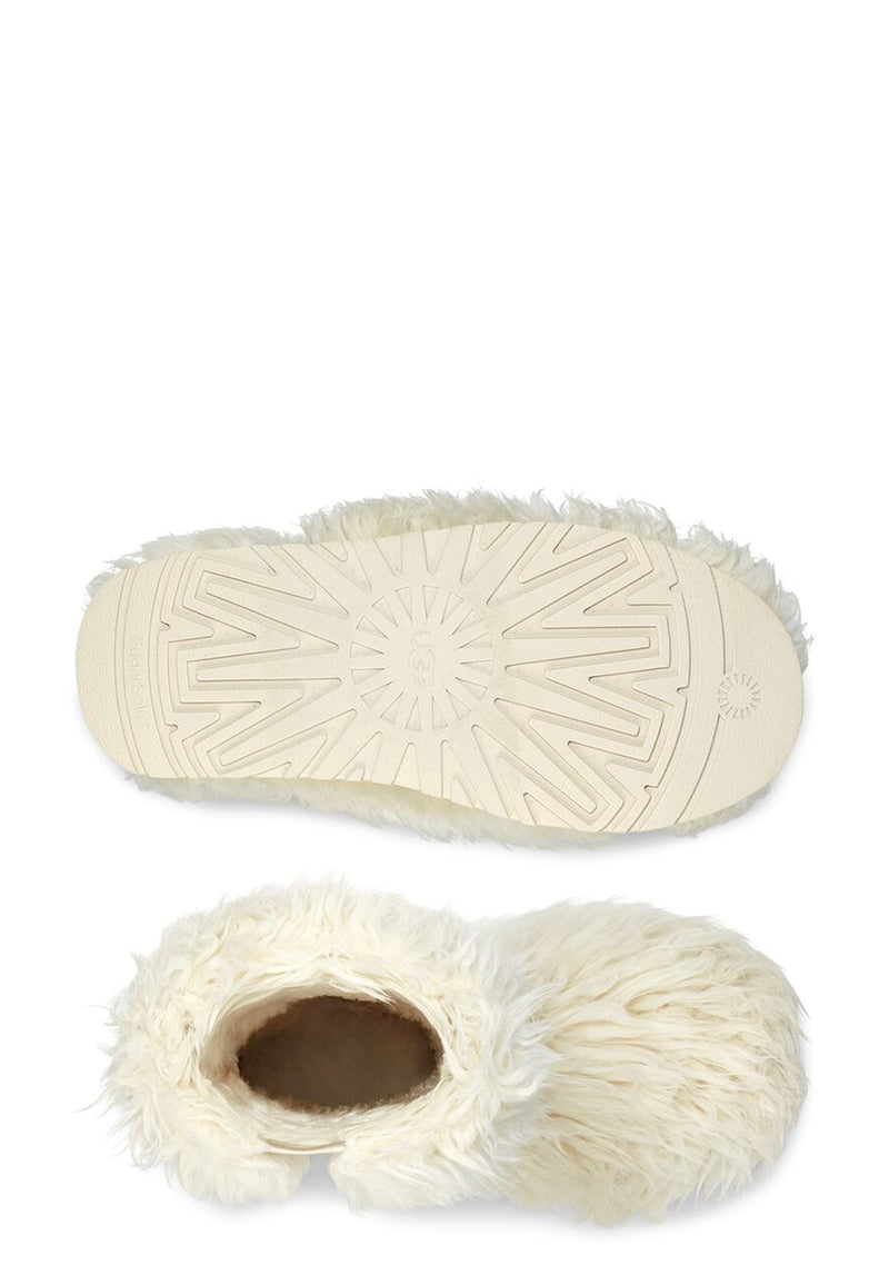 Sustainable Fluff Momma Tall Boot | White