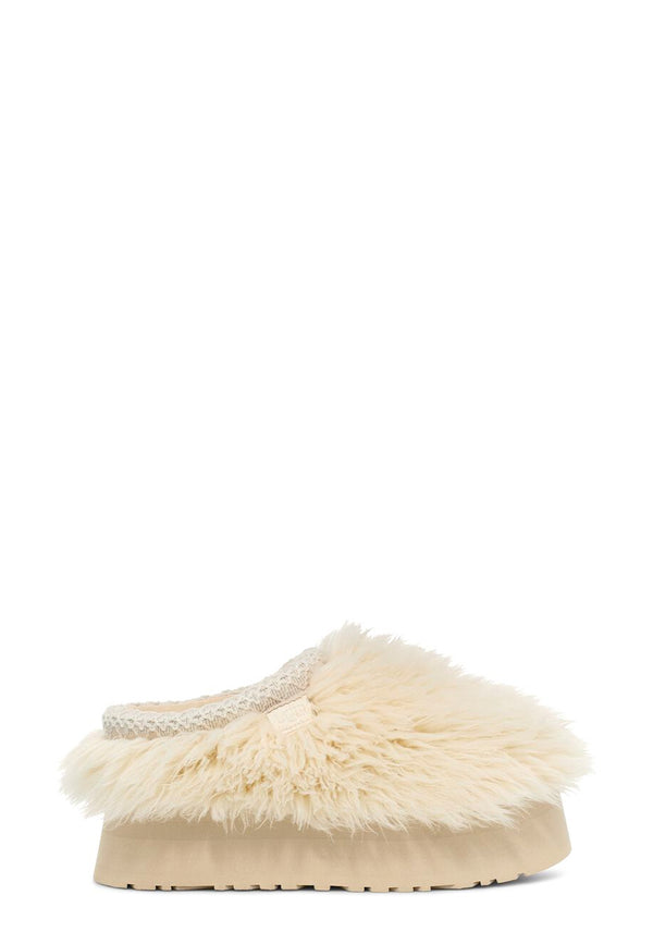 Sustainable Fluff Momma Tasman Clog | White