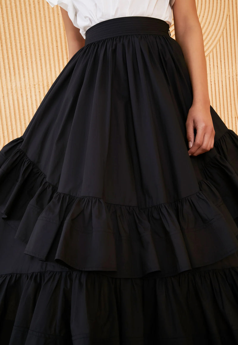 Allegra maxi skirt | noir