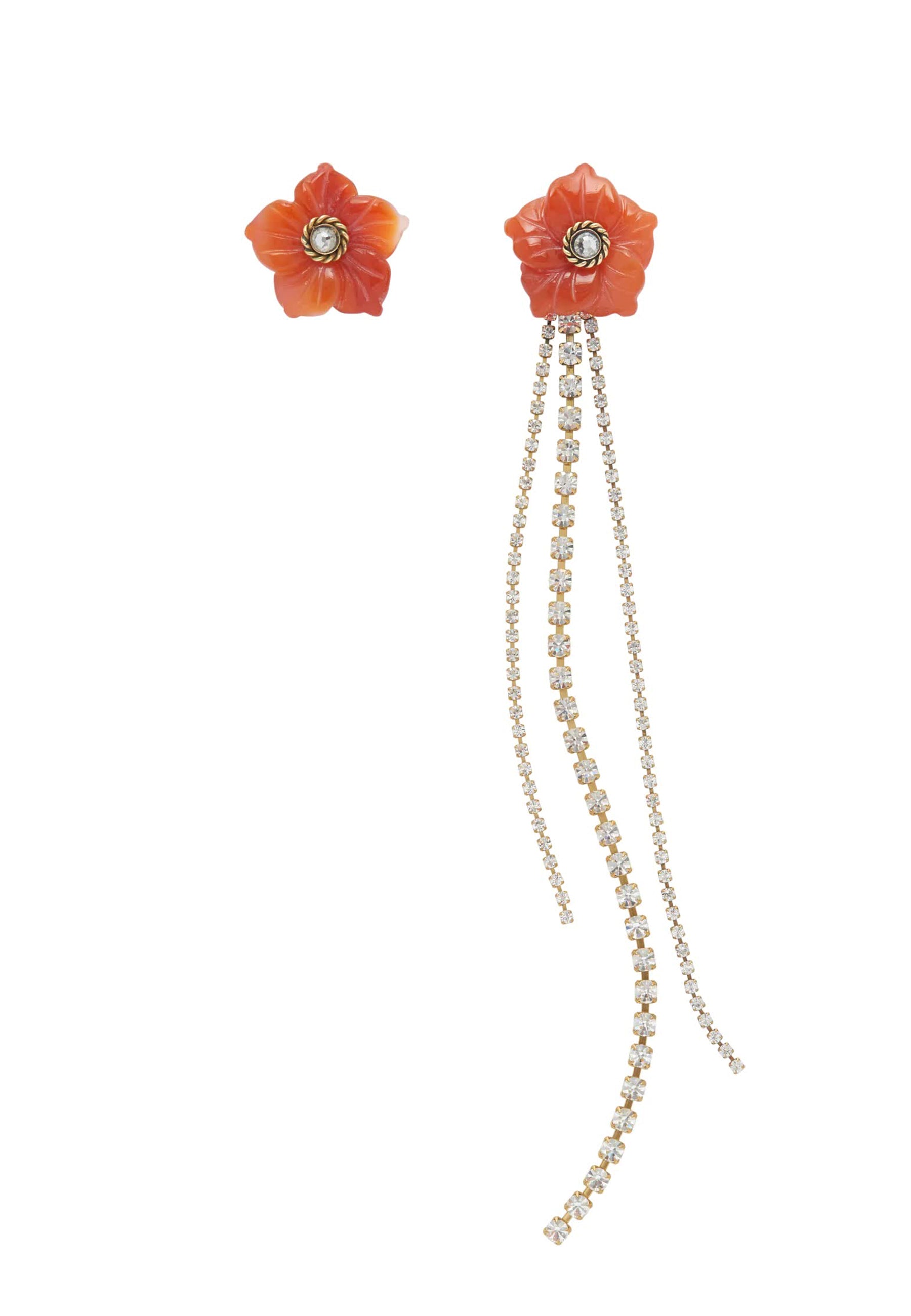 Diana Ohrring | Carnelian
