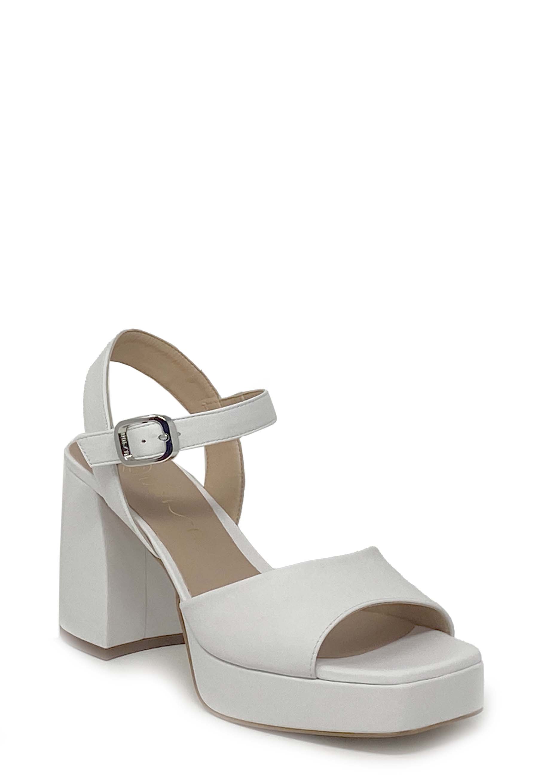 Odran high heel sandal | White