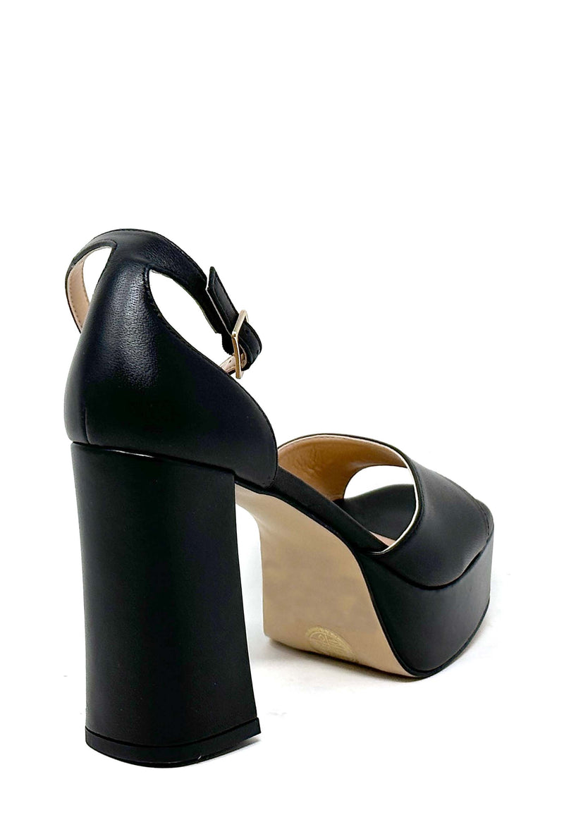 Usual high heel sandal | Black