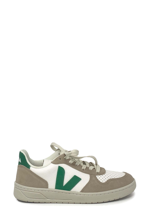 V-10 Sneaker | White Emerald