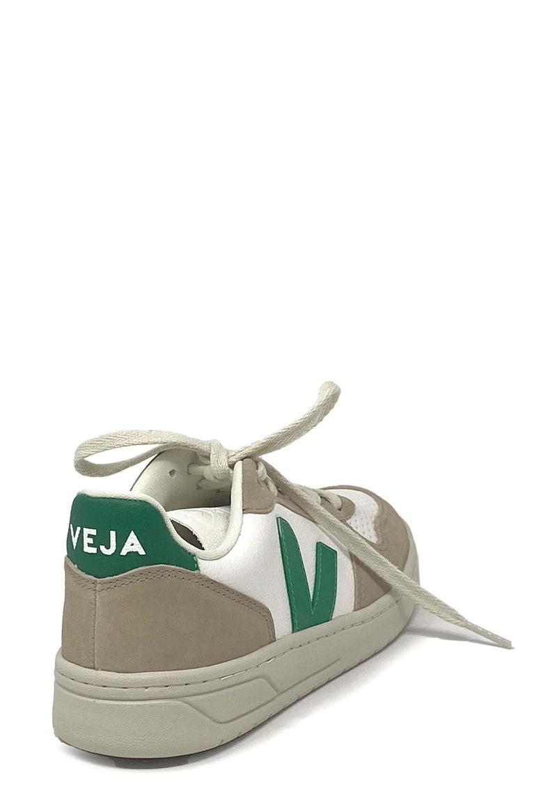 V-10 Sneaker | White Emerald