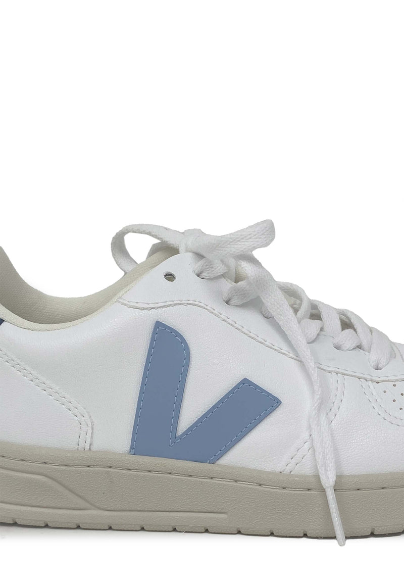 V-10 Sneaker | White Steel