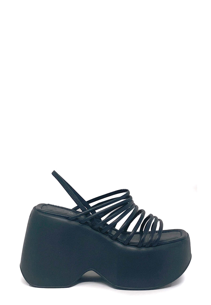 1C6758D high heel sandal | Black
